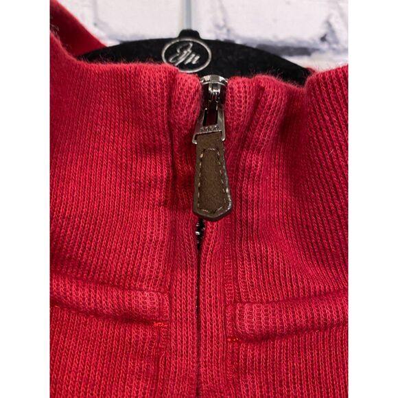 Polo by Ralph Lauren Men's 1/4 Zip Pullover Size M Estate Rib Red - Picture 8 of 14